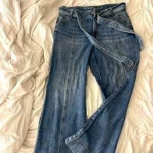Wide leg jeans